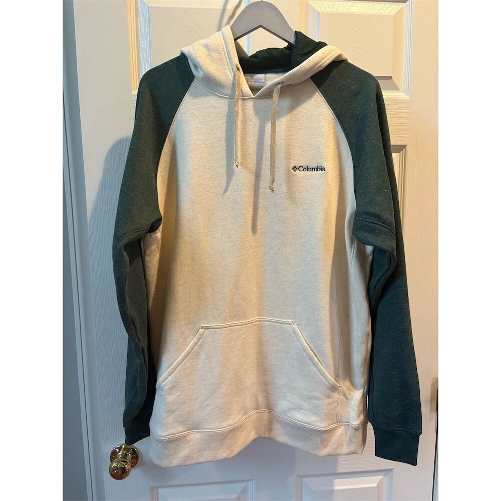 Columbia Men's Pullover Hoodie‎ L Multicolor Kangaroo Pocket Fleece